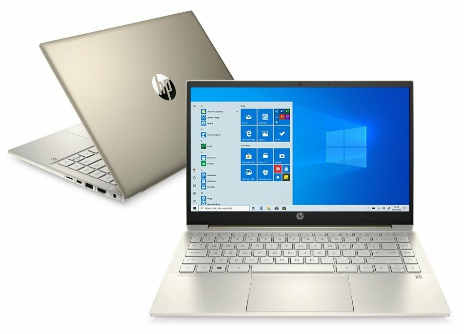 Laptop HP Pavilion 14-dv0034nw FHD i3-1115G4/8GB/256GB SSD/INT/Win10H Złoty (Warm Gold)
