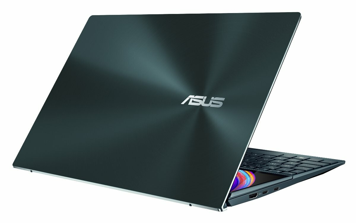 Laptop ASUS ZenBook Duo 14 UX482EA-HY034R FHD Dotykowy i7-1165G7/16GB/512GB SSD/INT/Win10Pro Niebieski (Celestial Blue)