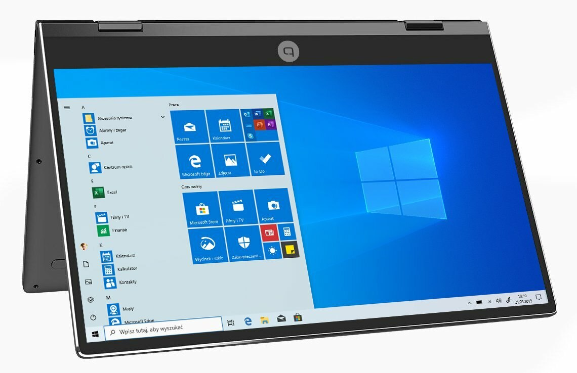 Laptop/Tablet 2w1 TECHBITE Arc 13.3 Slim FHD Dotykowy Celeron N4000/4GB/128GB eMMC/INT/Win10Pro
