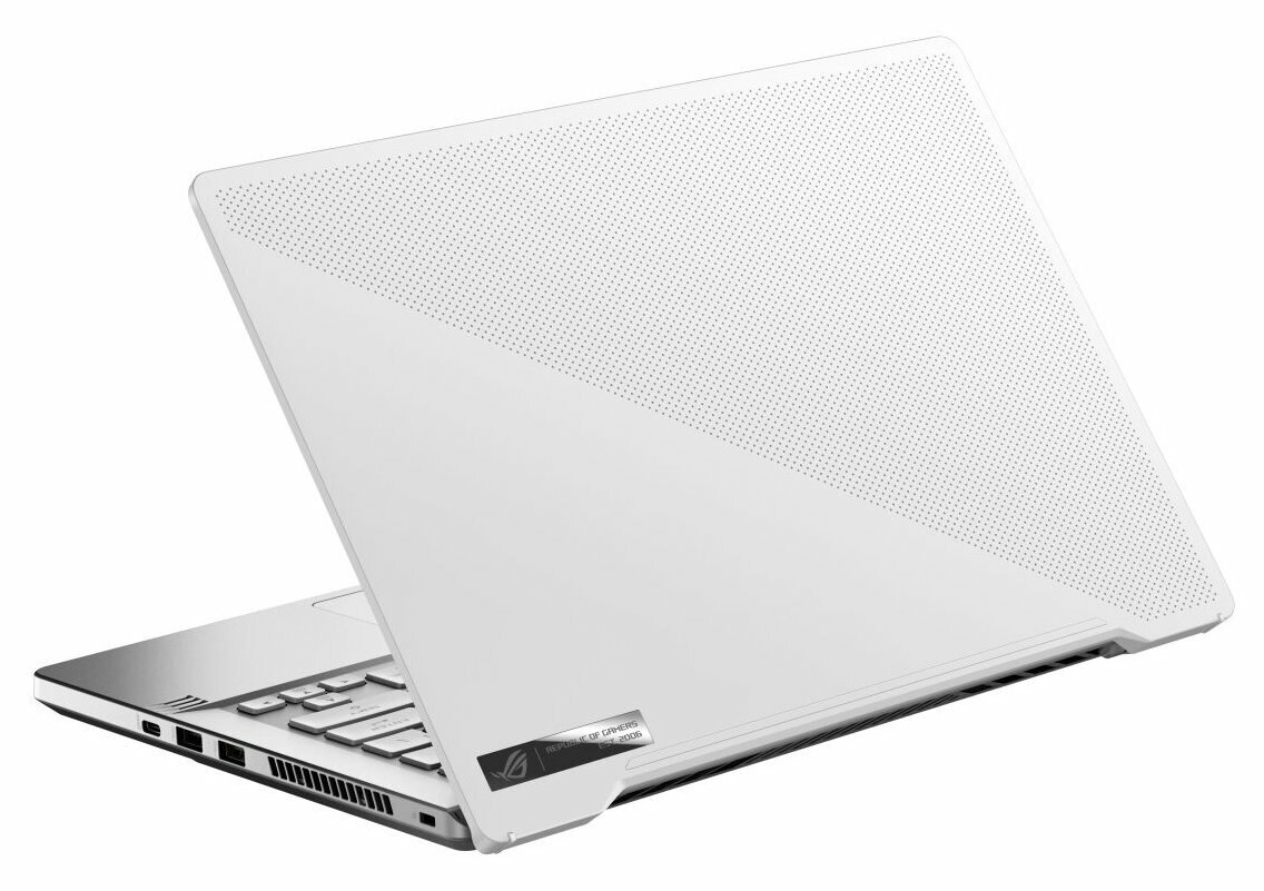 Laptop ASUS ROG Zephyrus G14 GA401QE-HZ052T FHD Ryzen 7 5800HS/16GB/512GB SSD/RTX3050Ti 4GB/Win10H Biały (Moonlight White)