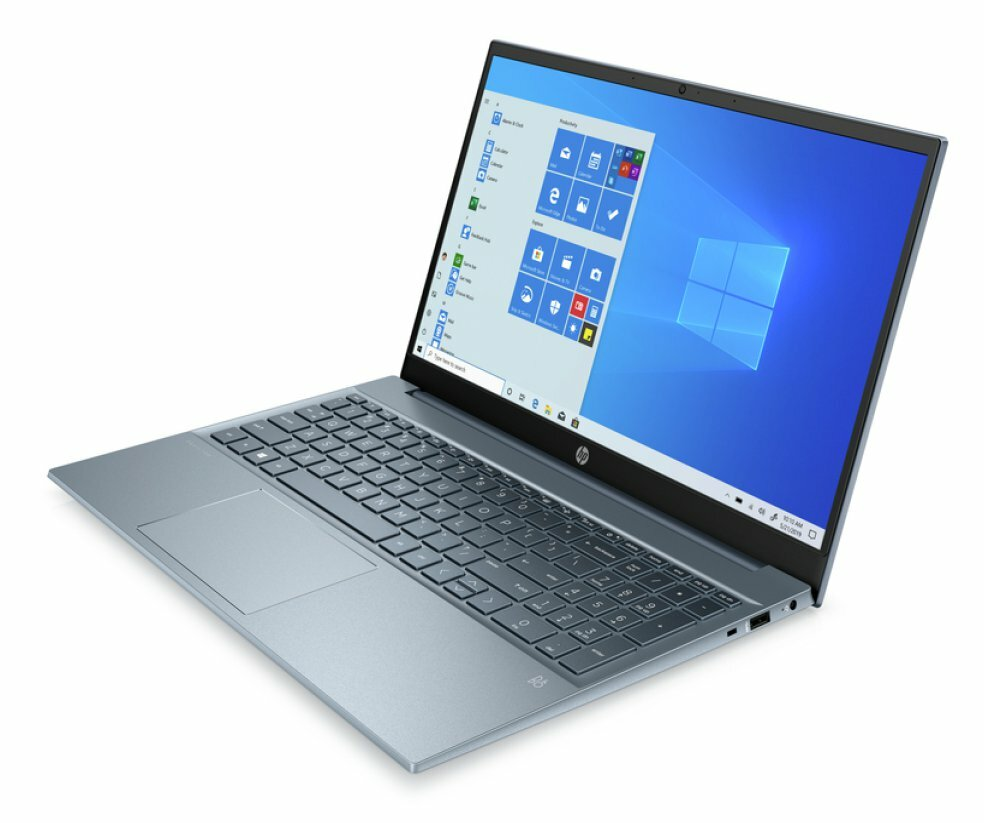 Laptop HP Pavilion 15-eh1221nw FHD Ryzen 5 5500U/8GB/512GB SSD/INT/Win10H Niebieski (Fog Blue)