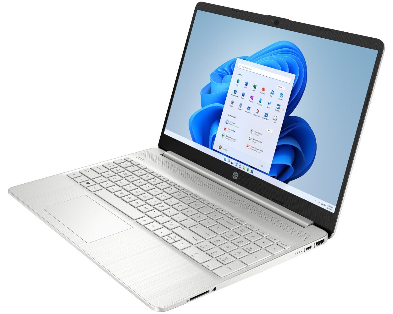 Laptop HP 15s-eq2401nw FHD Ryzen 7 5700U/16GB/512GB SSD/INT/Win11H Srebrny (Natural Silver)