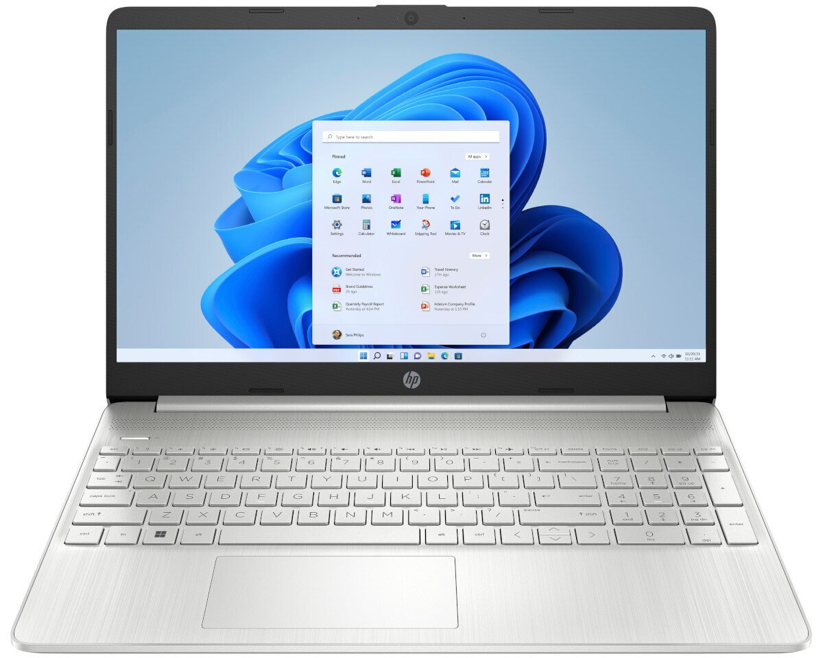 Laptop HP 15s-eq2401nw FHD Ryzen 7 5700U/16GB/512GB SSD/INT/Win11H Srebrny (Natural Silver)