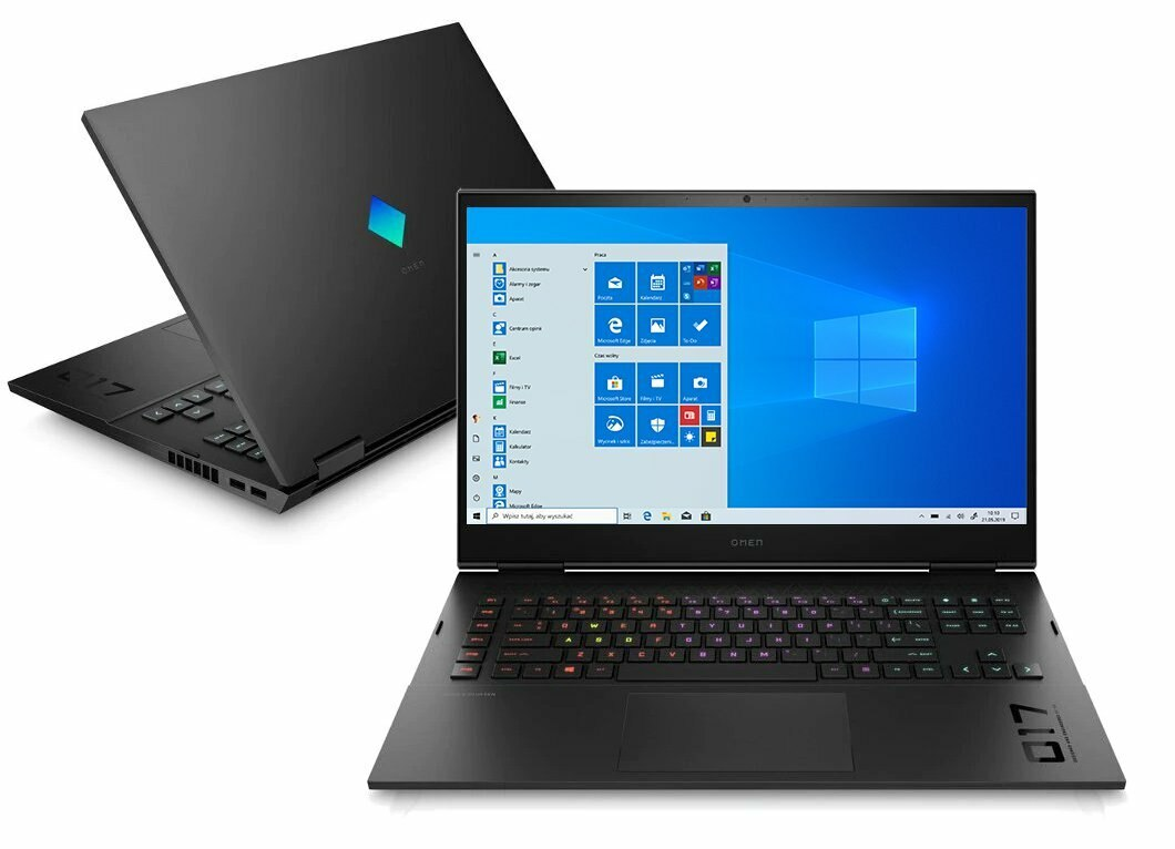 Laptop HP Omen 17-ck0131nw FHD i7-11800H/16GB/1TB SSD/RTX3060 6GB/Win11H Czarny (Shadow Black)