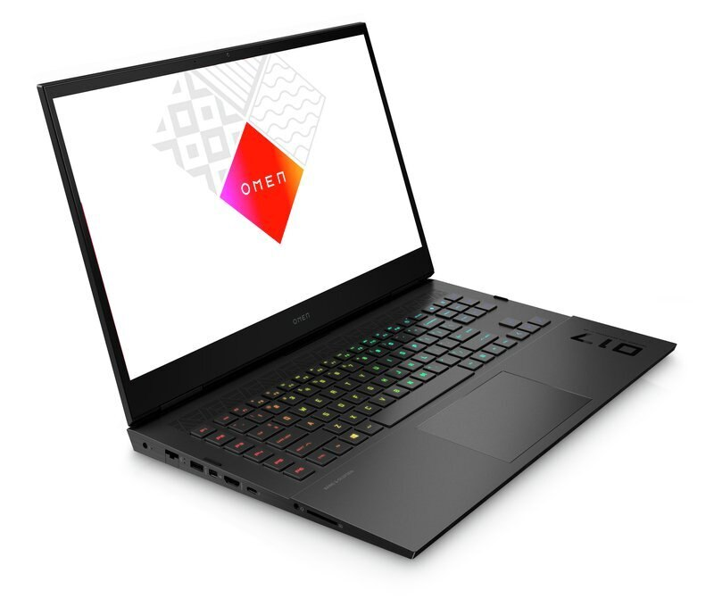 Laptop HP Omen 17-ck0141nw FHD i7-11800H/32GB/1TB SSD/RTX3070 8GB/Win11H Czarny (Shadow Black)