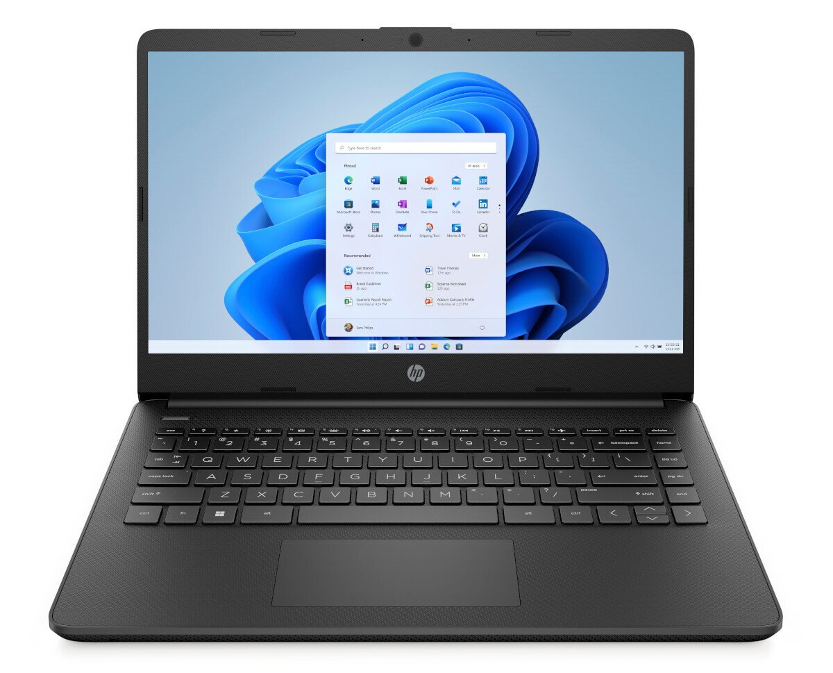 Laptop HP 14s-dq3101nw FHD Celeron N4500/4GB/256GB SSD/INT/Win11H Czarny