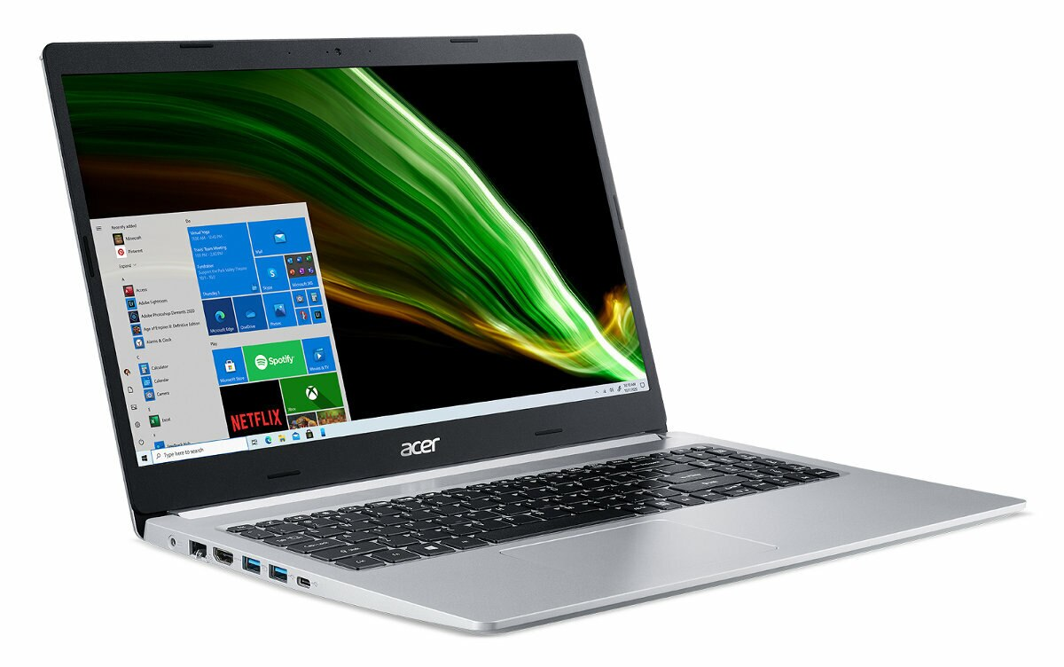 Laptop ACER Aspire 5 A515-45-R7WZ FHD Ryzen 5 5500U/8GB/512GB SSD/INT/Win10H Srebrny