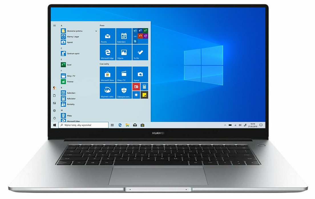 Laptop HUAWEI MateBook D 15 FHD i5-10210U/8GB/512GB SSD/INT/Win10H Srebrny (Mystic Silver)