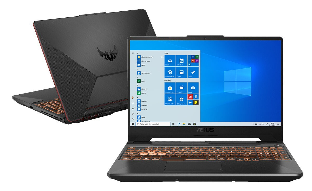 Laptop ASUS TUF Gaming F15 FX506LH-HN042T FHD i5-10300H/16GB/512GB SSD/GTX1650 4GB/Win10H Czarny (Bonfire Black)