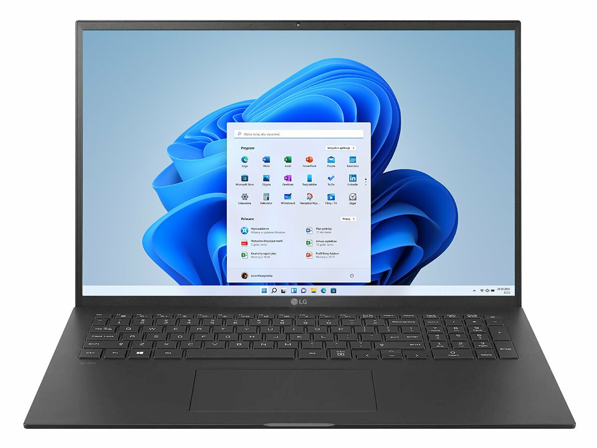 Laptop LG Gram 2021 17Z90P-G.AA85Y WQXGA i7-1165G7/16GB/512GB SSD/INT/Win11H Czarny