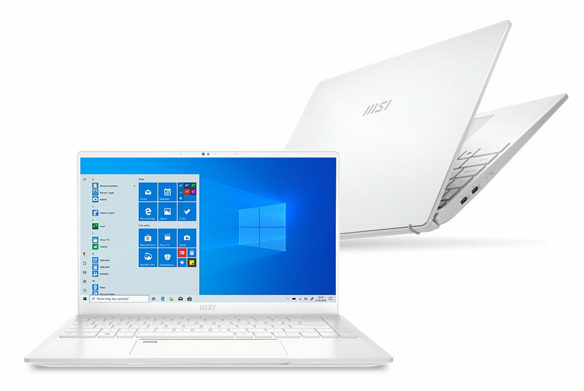 Laptop MSI Prestige 14 A11SCX-070PL FHD i7-1185G7/16GB/512GB SSD/GTX1650 4GB/Win10H Biały