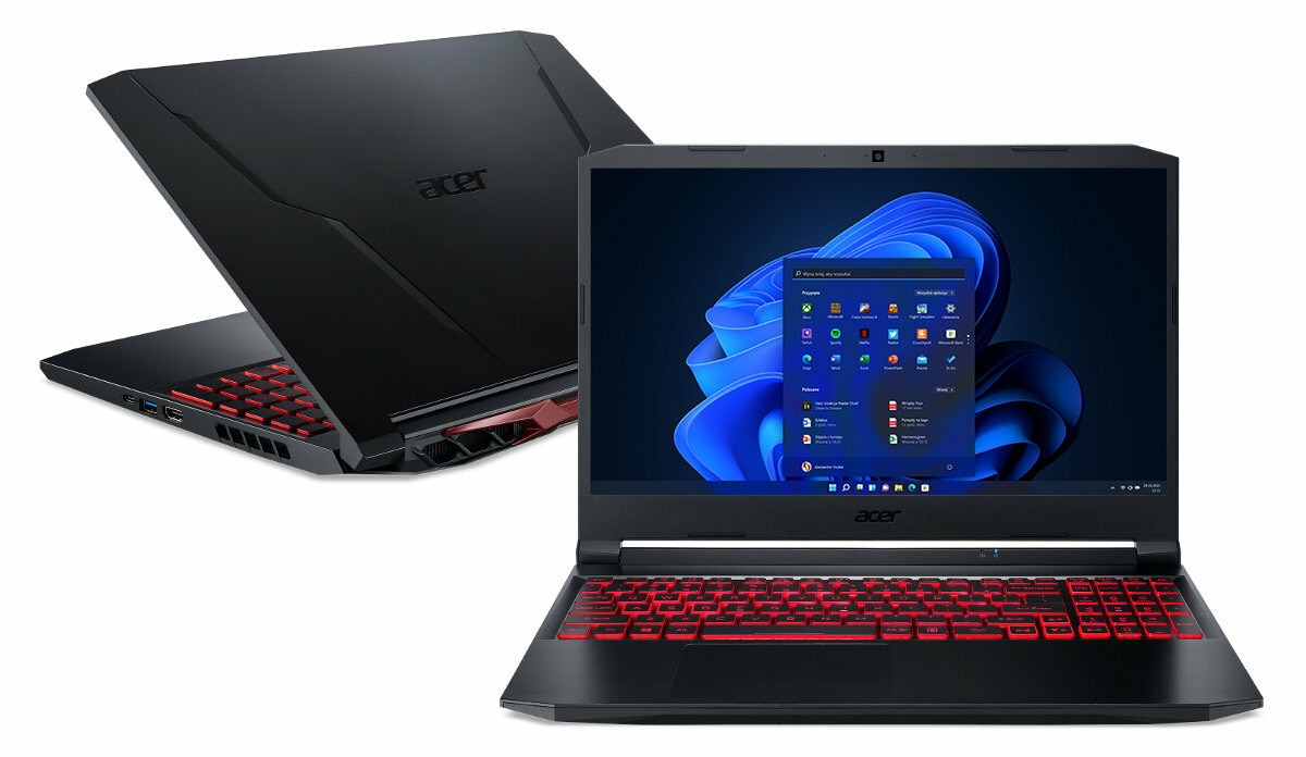 Laptop ACER Nitro 5 AN515-57-58DW FHD i5-11400H/16GB/512GB SSD/RTX3050Ti 4GB/Win11H Czarny