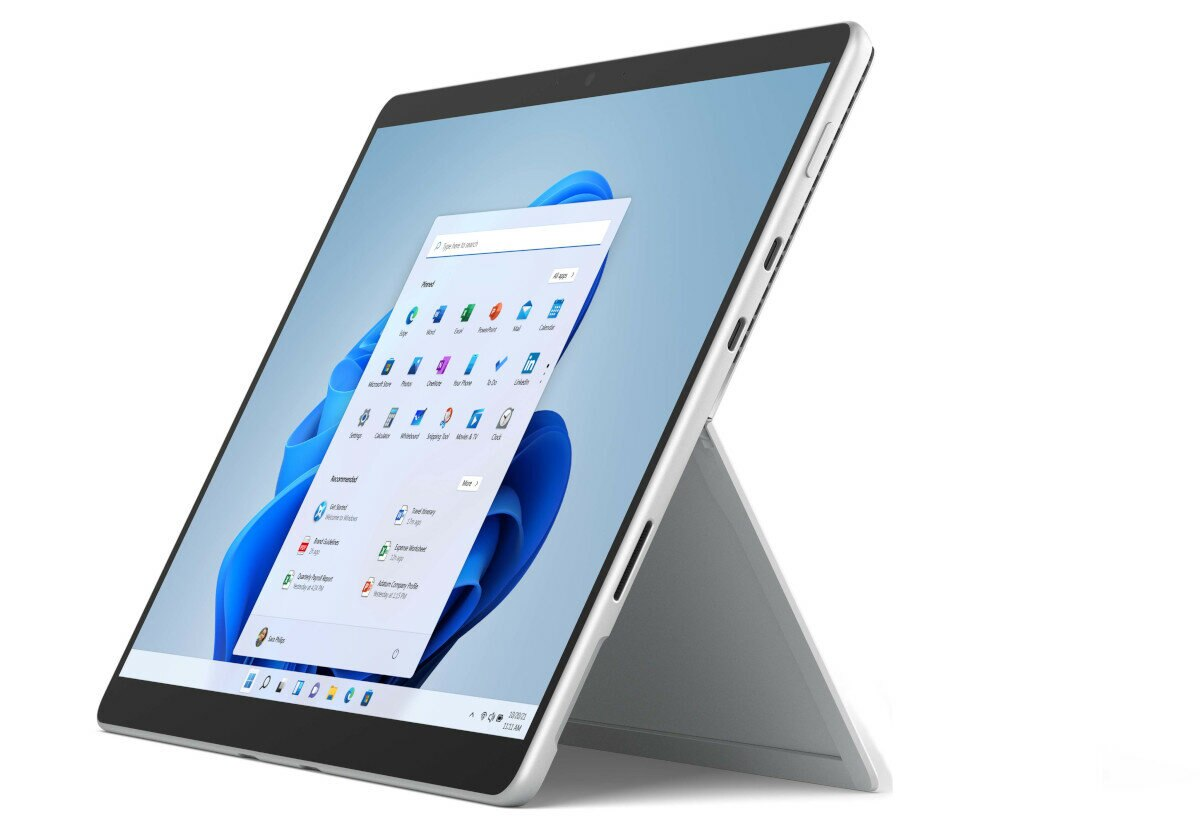 Laptop/Tablet 2w1 MICROSOFT Surface Pro 8 Dotykowy i5-1135G7/8GB/256GB SSD/INT/Win11H Platynowy 8PQ-00003 + klawiatura Surface Pro X Keyboard Czarny