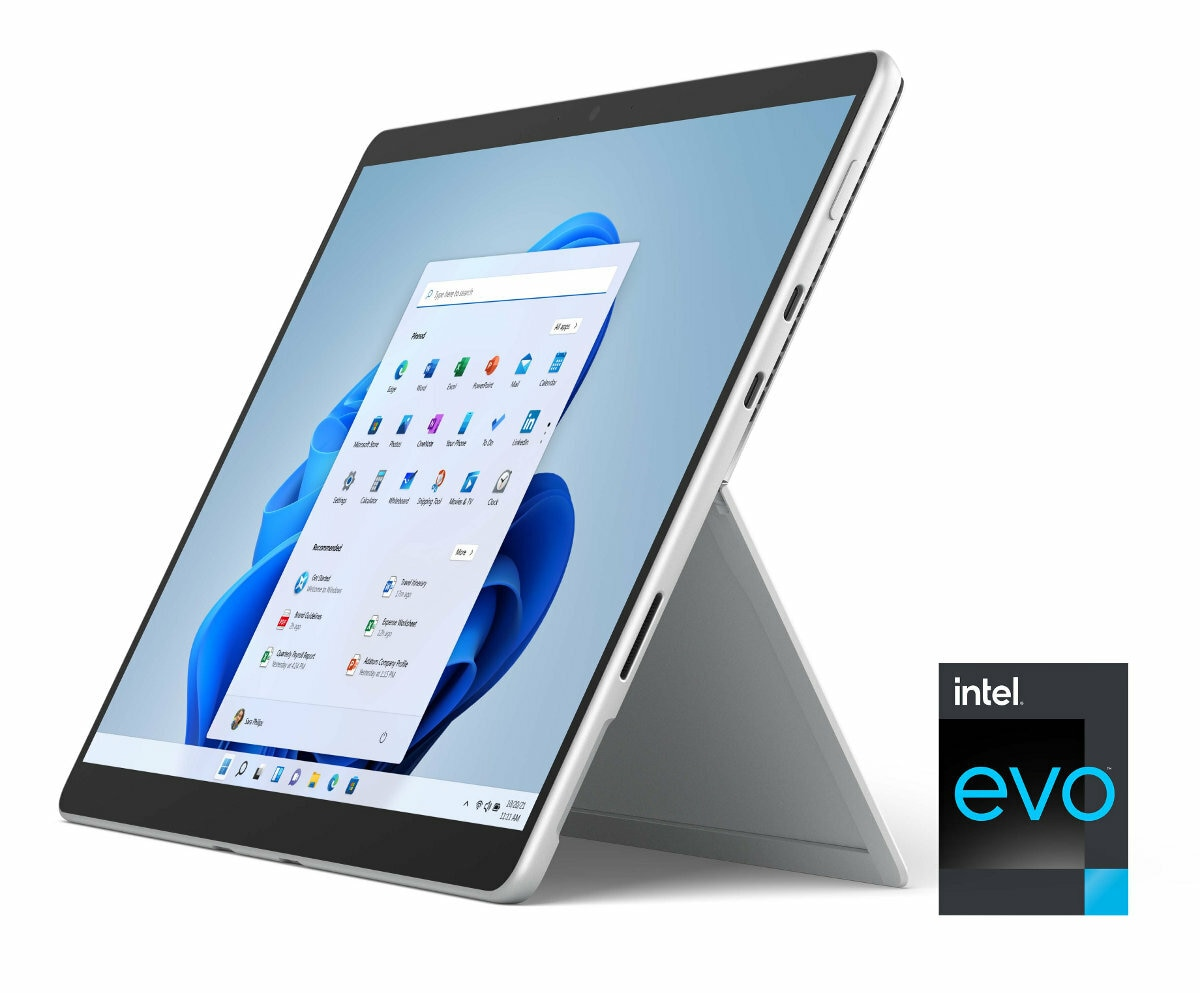 [美品]Microsoft SurfacePro 8 128GB i5 11世代 Laptop/Tablet 2w1 MICROSOFT Surface Pro 8 Dotykowy i5-1135G7/8GB