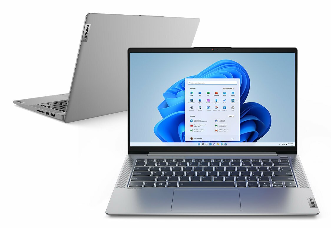 Laptop LENOVO IdeaPad 5 14ALC05 82LM00MAPB FHD Ryzen 7 5700U/16GB/512GB SSD/INT/Win11H Szary (Platinum Grey)