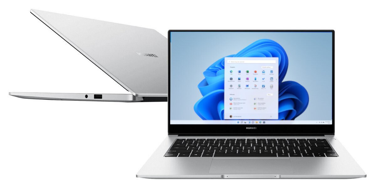 Laptop HUAWEI MateBook D14 (2021) FHD i5-1135G7/8GB/512GB SSD/INT/Win11H Srebrny
