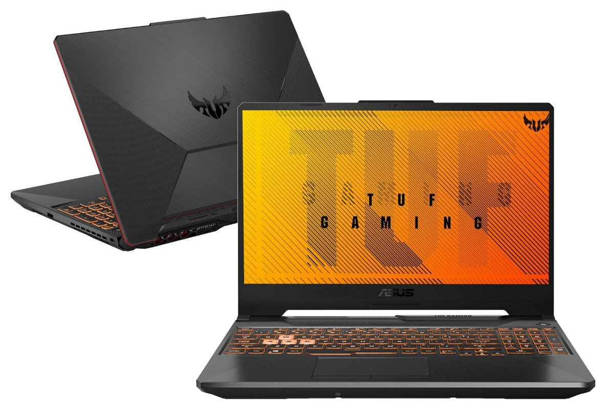 Laptop ASUS TUF Gaming F15 FX506LHB-HN323 FHD i5-10300H/8GB/512GB SSD/GTX1650 4GB Czarny (Bonfire Black)