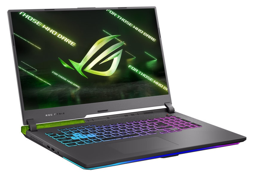 Laptop ASUS ROG Strix G17 (2022) G713RW-LL115W WQHD Ryzen 7 6800H/16GB/1TB SSD/RTX3070Ti 8GB/Win11H Szaro-zielony (Volt Green)