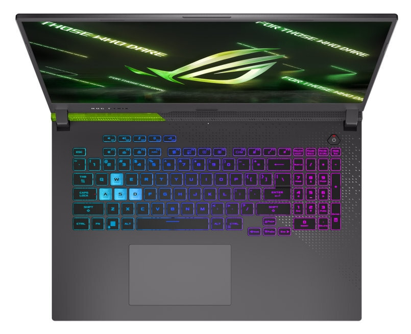 Laptop ASUS ROG Strix G17 (2022) G713RW-LL115W WQHD Ryzen 7 6800H/16GB/1TB SSD/RTX3070Ti 8GB/Win11H Szaro-zielony (Volt Green)