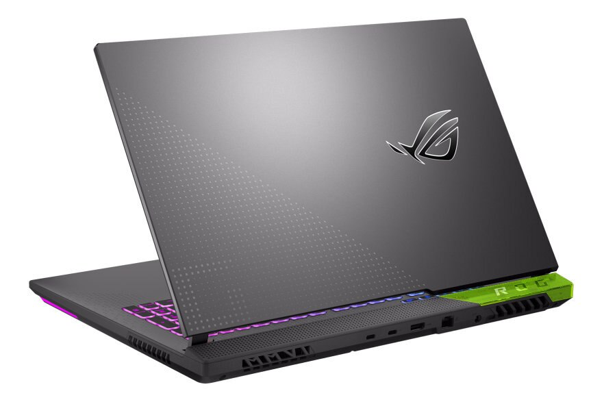 Laptop ASUS ROG Strix G17 (2022) G713RW-LL115W WQHD Ryzen 7 6800H/16GB/1TB SSD/RTX3070Ti 8GB/Win11H Szaro-zielony (Volt Green)