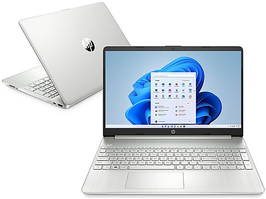 Laptop HP 15s-fq3111nw FHD Celeron N4500/8GB/256GB SSD/INT/Win11H Srebrny (Natural Silver)