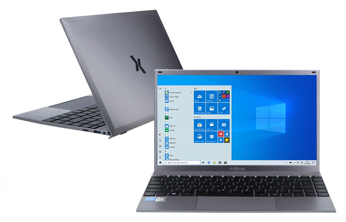 Laptop MAXCOM Office mBook14 FHD Celeron J4125/8GB/256GB SSD/INT/Win10H Ciemnoszary (Dark Grey)