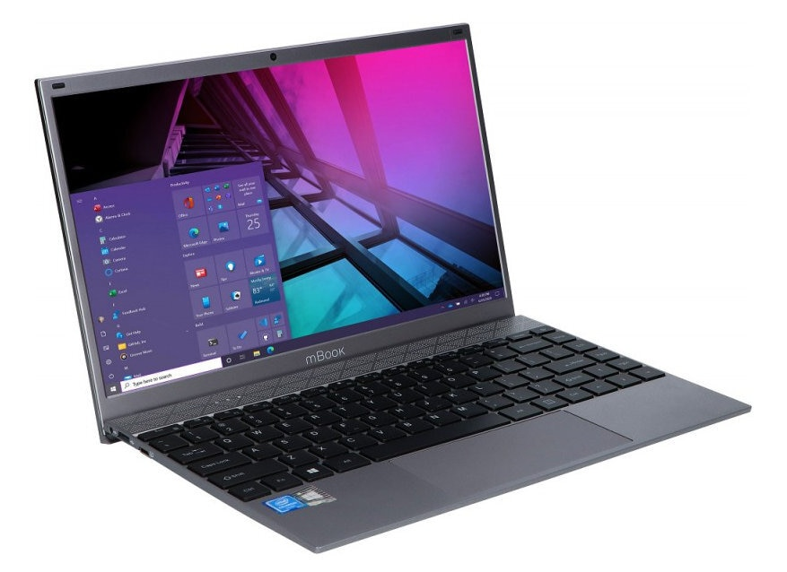 Laptop MAXCOM Office mBook14 FHD Celeron J4125/8GB/256GB SSD/INT/Win10H Ciemnoszary (Dark Grey)