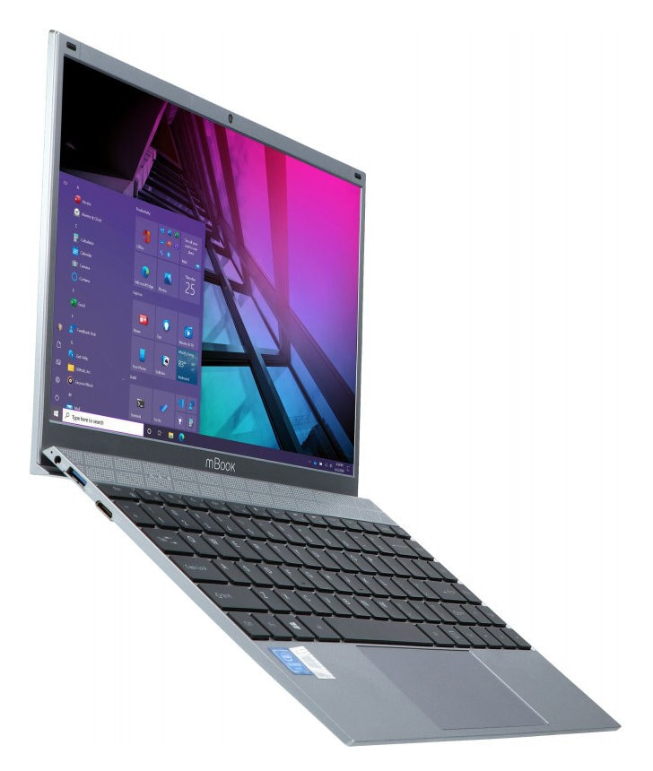 Laptop MAXCOM Office mBook14 FHD Celeron J4125/8GB/256GB SSD/INT/Win10H Ciemnoszary (Dark Grey)