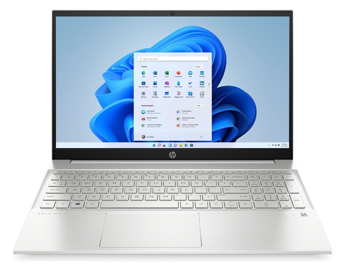 Laptop HP Pavilion 15-eg1161nw FHD i7-1195G7/16GB/1TB SSD/INT/Win11H Srebrny (Natural Silver)