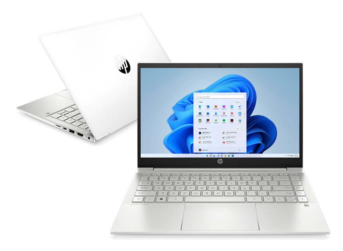 Laptop HP Pavilion 14-dv1411nw FHD i5-1155G7/8GB/512GB SSD/INT/Win11H Biały (Ceramic white)
