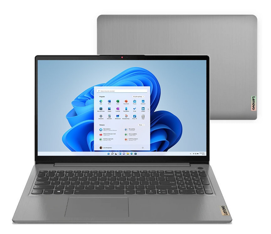 Laptop LENOVO IdeaPad 3 15ALC6 82KU018DPB FHD Ryzen 3 5300U/8GB/512GB SSD/INT/Win11HS Szary (Arctic Grey)