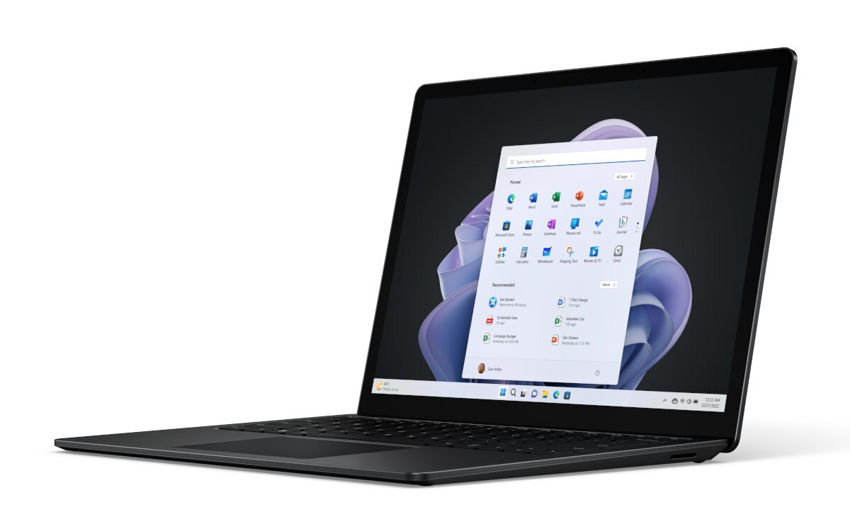 Laptop MICROSOFT Surface Laptop 5 13.5 Dotykowy i7-1255U/16GB/512GB SSD/INT/Win11H Czarny Matowy