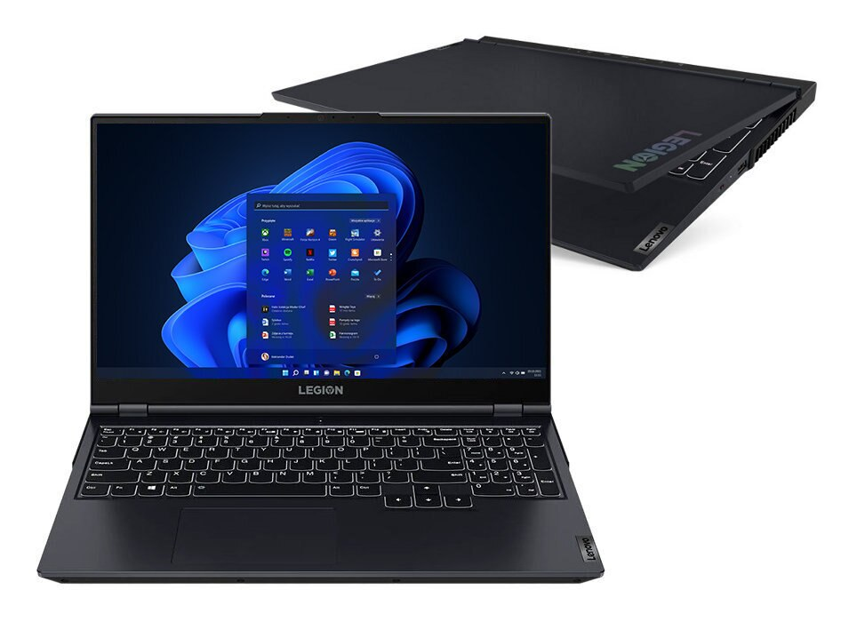 Laptop LENOVO Legion 5 15ITH6H 82JH00BDPB FHD i5-11400H/16GB/512GB SSD/RTX3060 6GB/Win11H Niebieski (Phantom Blue)