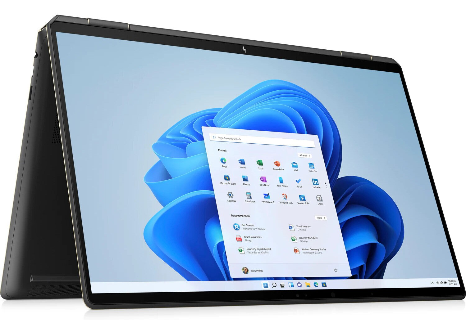 Laptop/Tablet 2w1 HP Spectre x360 16-f0221nw 3K+ Dotykowy i7-11390H/16GB/1TB SSD/INT/Win11Pro Czarny (Nightfall Black)