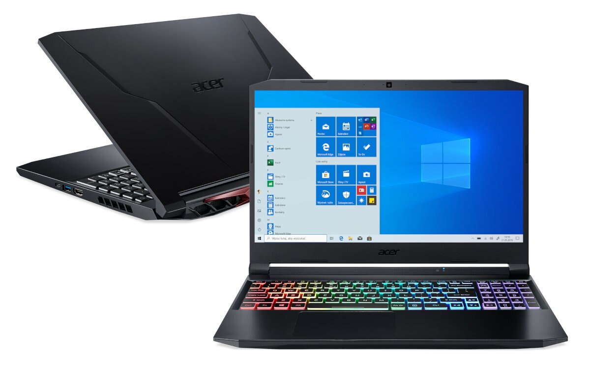 Laptop ACER Nitro 5 AN515-57-75GW QHD i7-11800H/16GB/1TB SSD/RTX3070 8GB/Win10H Czarny