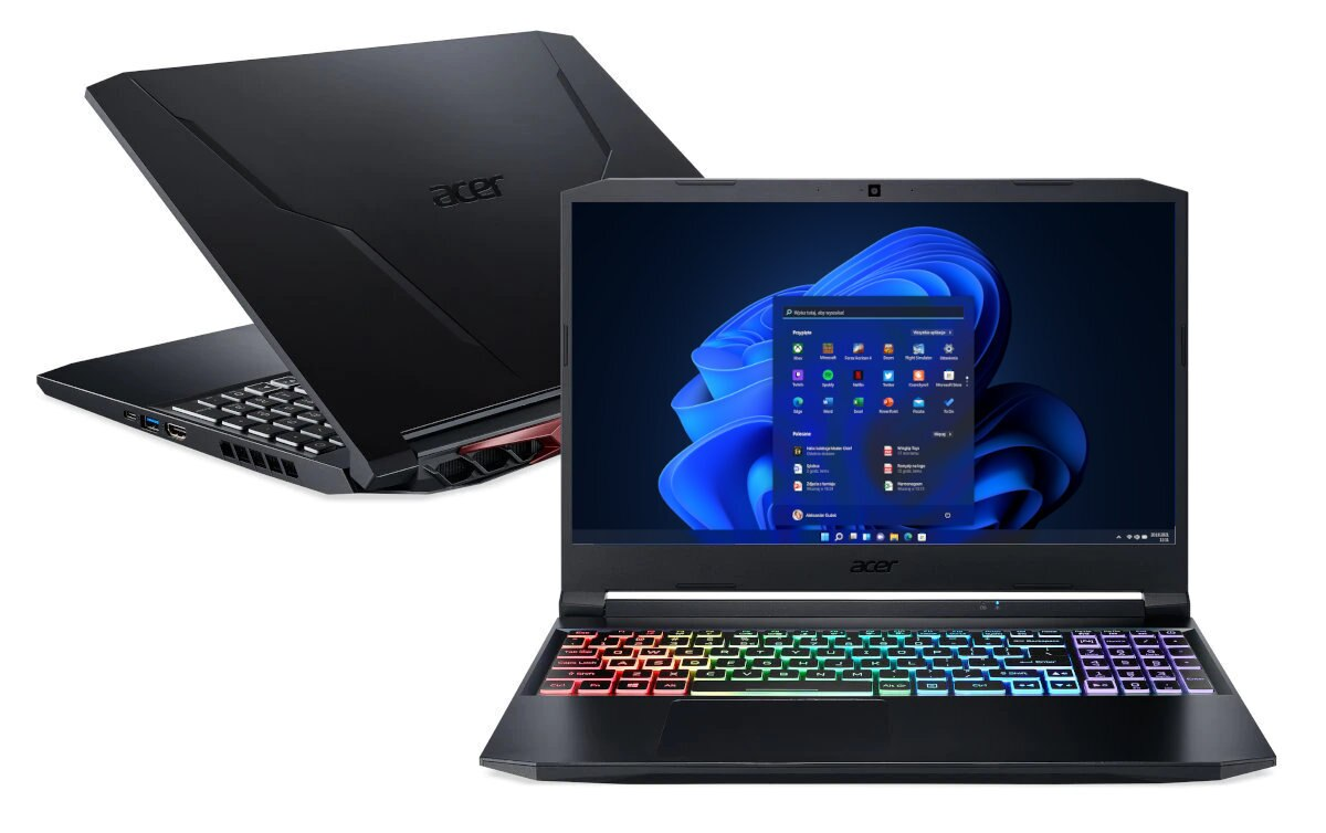 Laptop ACER Nitro 5 AN515-57-705L FHD i7-11800H/16GB/512GB SSD/RTX3070 8GB/Win11H Czarny