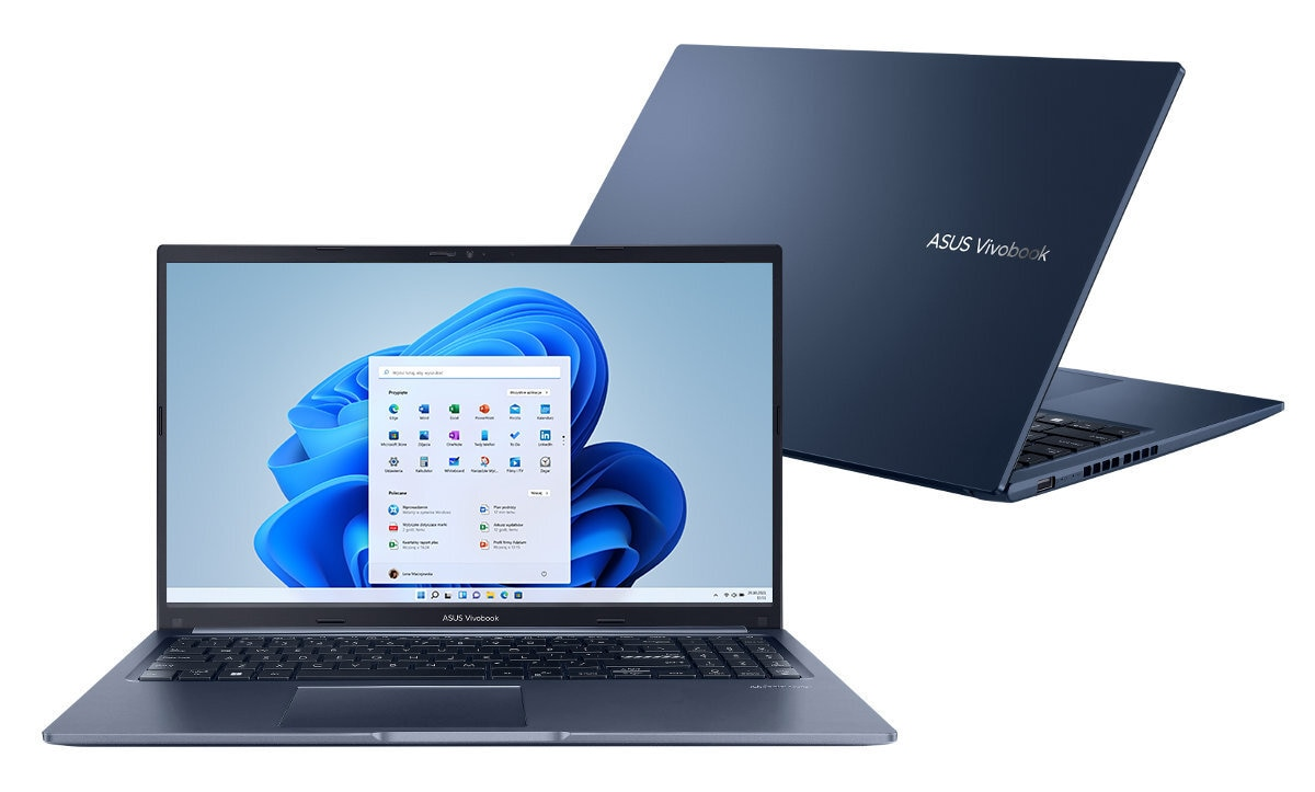 Laptop ASUS D1502IA-BQ077X FHD Ryzen 5 4600H/16GB/512GB SSD/INT/Win11Pro Niebieski (Quiet Blue)