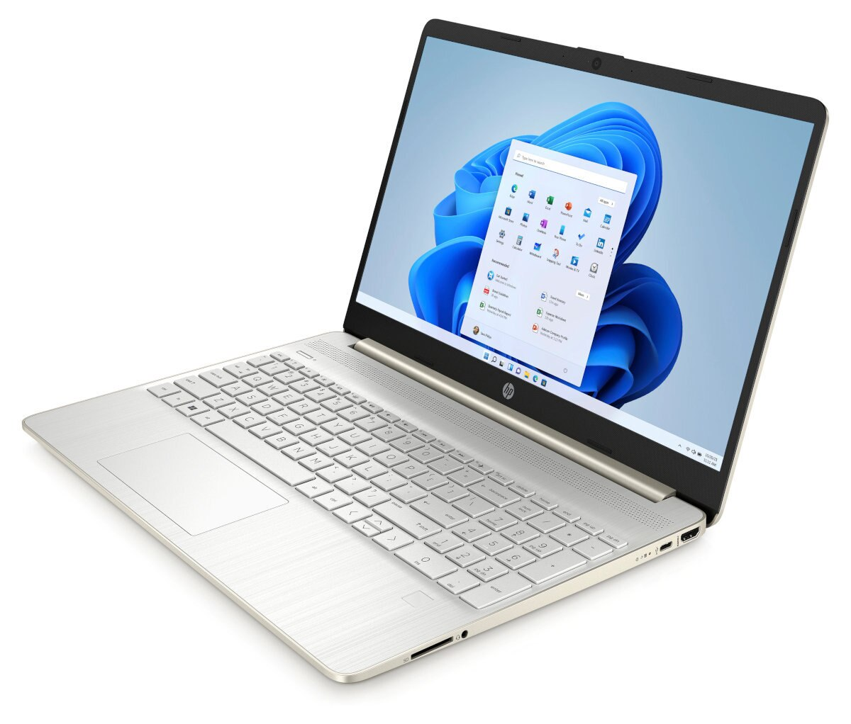 Laptop HP 15s-fq5031nw FHD i7-1255U/16GB/512GB SSD/INT/Win11H Złoty (Pale Gold)