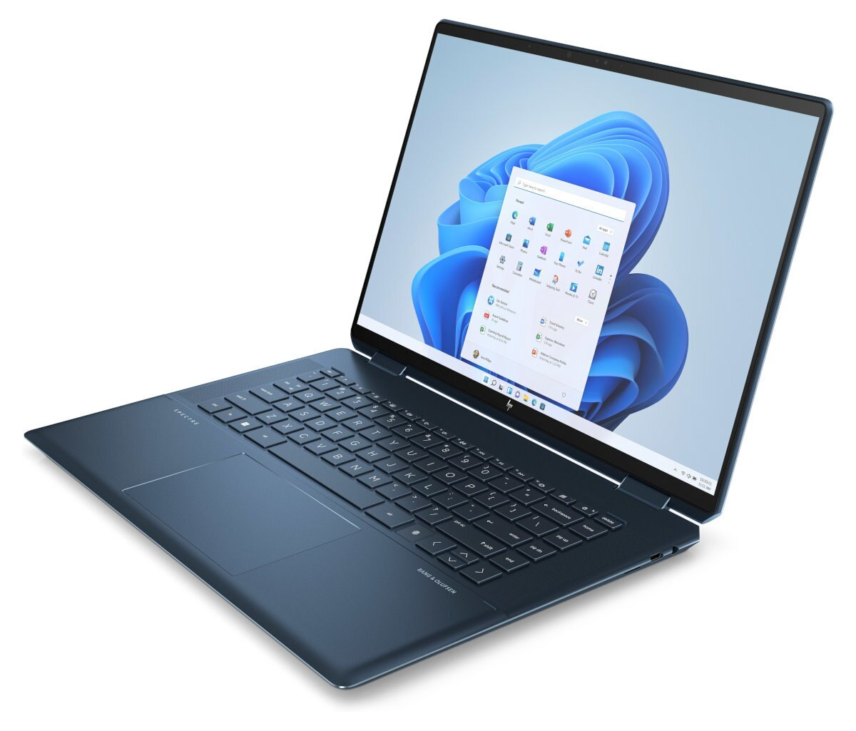 Laptop/Tablet 2w1 HP Spectre x360 16-f1021nw 3K+ Dotykowy i7-1260P/16GB/1TB SSD/A370M 4GB/Win11Pro Niebieski (Nocturne Blue)