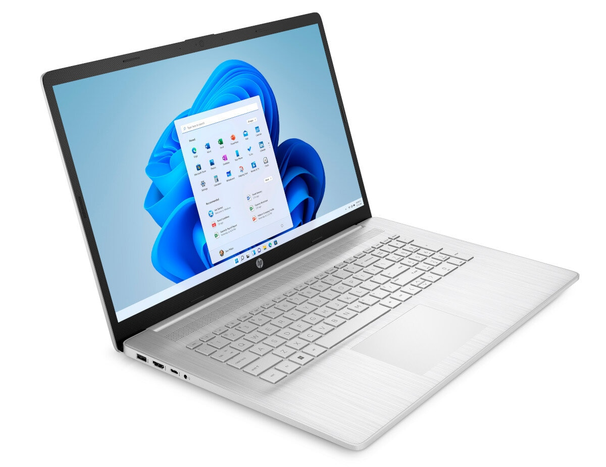 Laptop HP 17-cn2001nw FHD i7-1255U/16GB/512GB SSD/INT/Win11H Srebrny