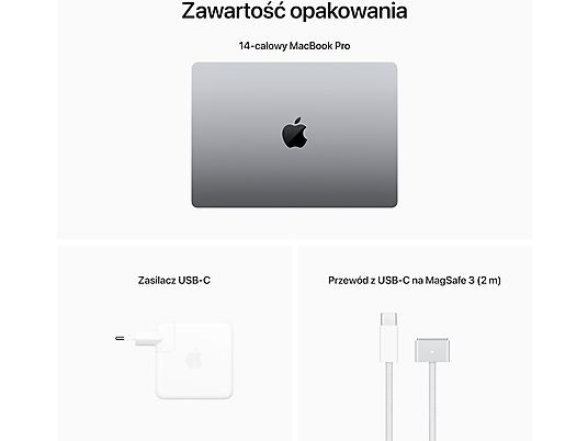 Laptop APPLE MacBook Pro 14 M2 Max/32GB/1TB SSD/macOS Gwiezdna szarość MPHG3ZE/A