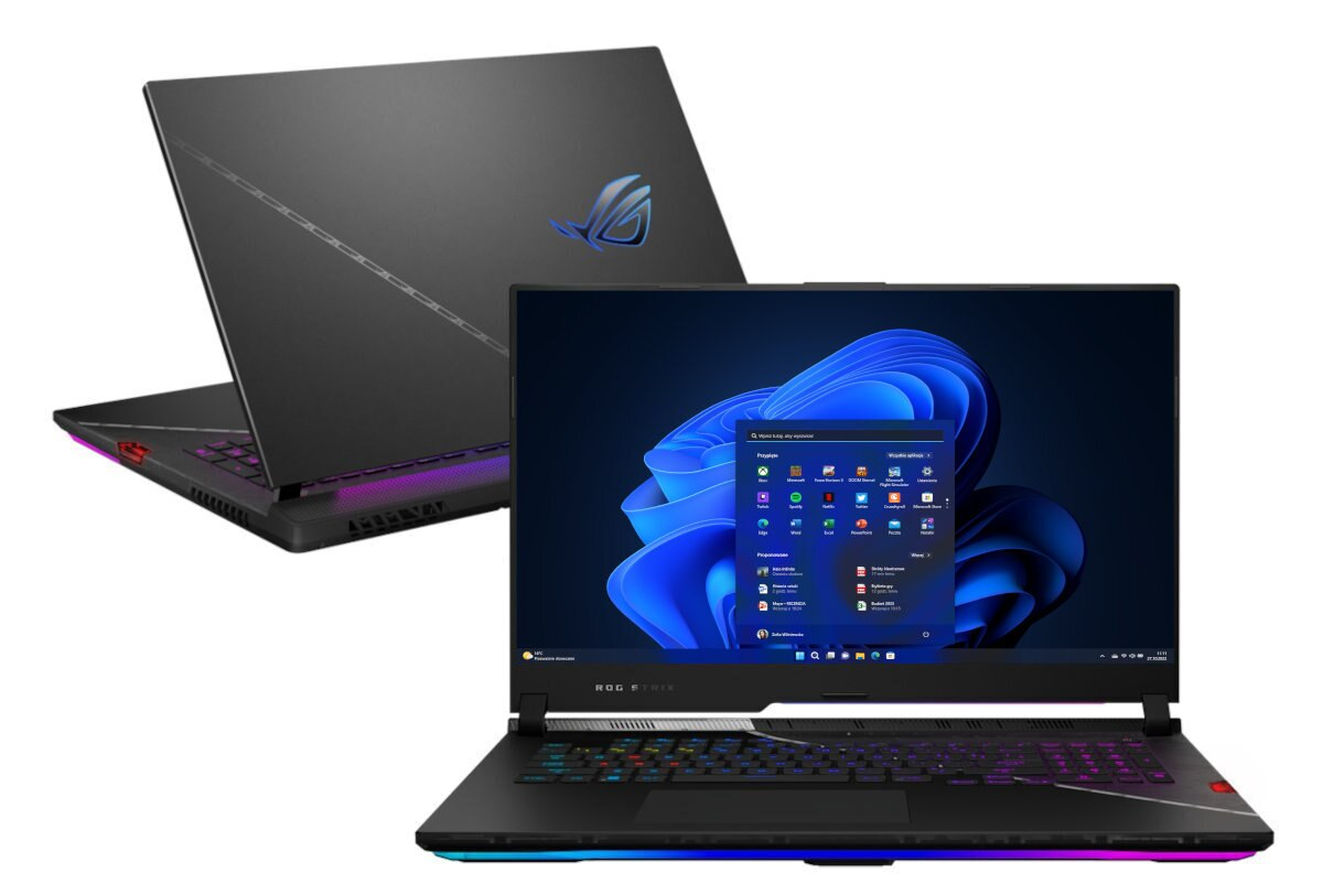 Laptop ASUS ROG Strix SCAR 17 (2022) G733ZX-LL035W WQHD i9-12900H/32GB/1TB SSD/RTX3080Ti 16GB/Win11H Czarny (Off Black)