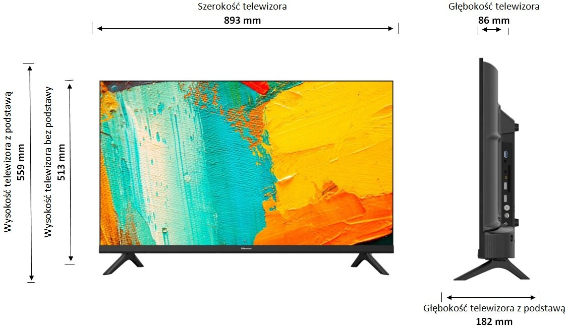 Telewizor HISENSE 40A4BG