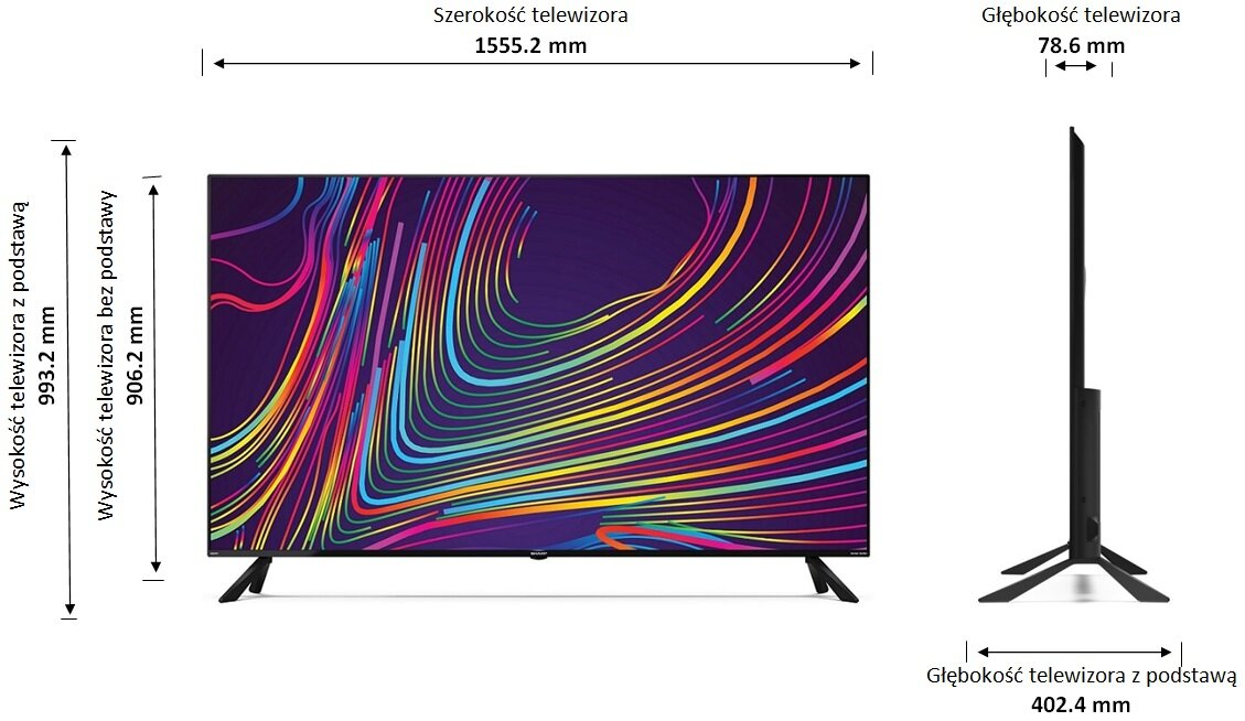 Telewizor SHARP 70DN5EA