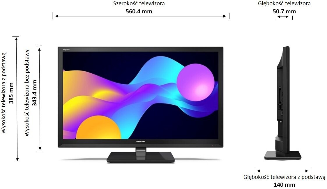 Telewizor SHARP 24EE3E
