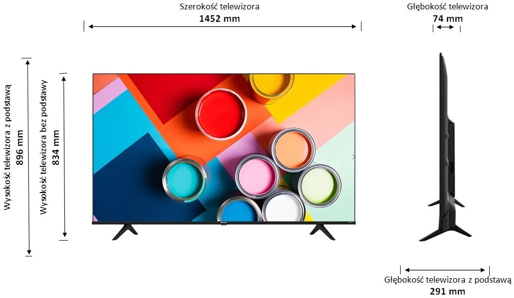 Telewizor HISENSE 65A6BG