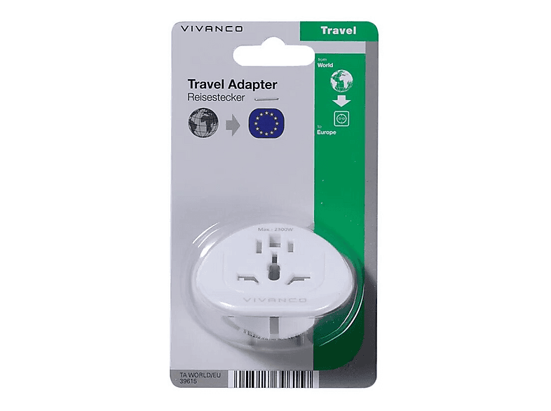 Adapter podróżny VIVANCO 39615 – zdjęcie 2