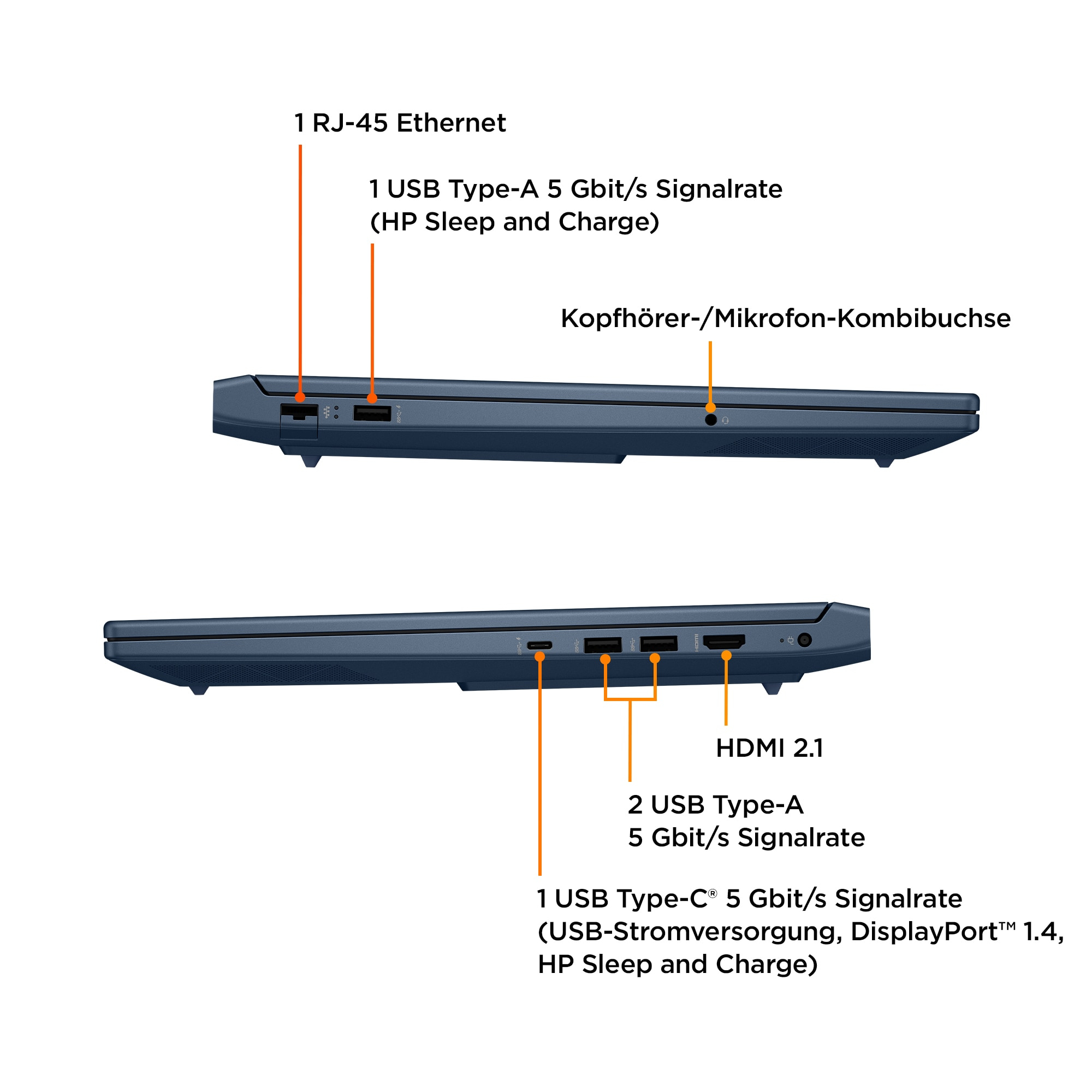 HP Victus Gaming Laptop 16-r0354ng - 16,1 Zoll - Intel® Core™ i5 i5-13500H - 16 GB - 512 GB - NVIDIA GeForce RTX™ 4050 - Windows 11 Home