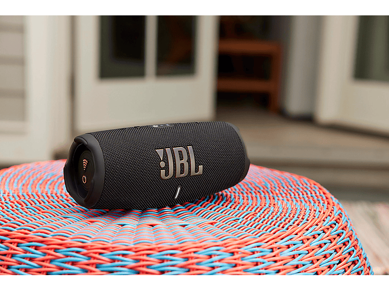 JBL CHARGE 5 Wi-Fi Bluetooth Lautsprecher, Schwarz