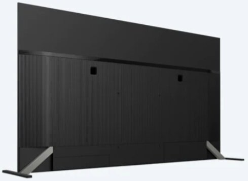 Tył telewizora Sony Bravia z pionowymi liniami.